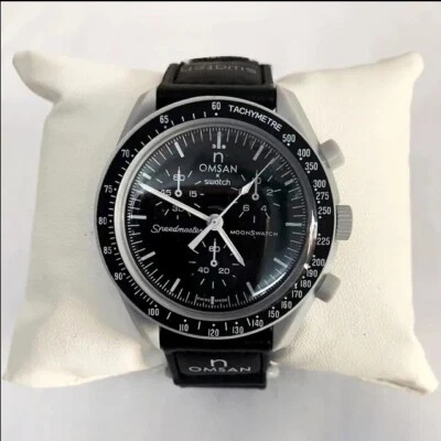 £14.99 • Buy Mens Homage Watch Moon Watch Moon Option  Designer Divers Style Black