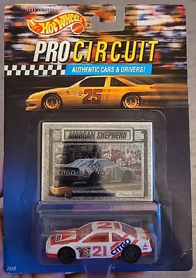 Vtg 1992 Hot Wheels Pro Circuit Morgan Shephard 21 Citgo Ford W/ Card New In Box • $5.99