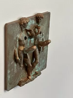 Michelangelo David Double Light Switch Cover Plate Antique Copper Patina Effect • $25