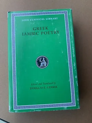 $14.93 • Buy Greek Iambic Poetry - Douglas E. Gerber #6073