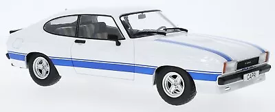 Model Car Group Ford Capri Mkii X-pack White 1975 1-18 Scale 18347 • £56.99