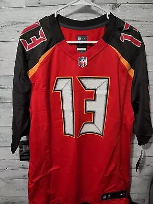 Mike Evans Tampa Buccaneers Home Red Nike On Field Jersey Size L Nwt • $70