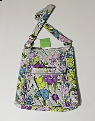 Retired Vera Bradley  Watercolor Patterns Hipster Messenger Bag Nwt • $60