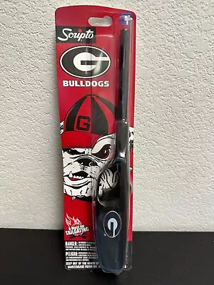 New Scripto Georgia Bulldogs BUTANE LIGHTER Torch Tailgate BBQ Grill Fireplace • $11.62