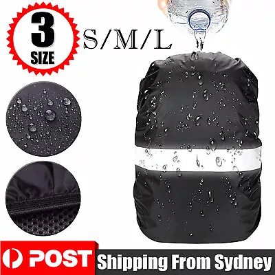 Outdoor Foldable Backpack WaterProof Rain Cover Rucksack Camping Travel Cover AU • $6.49