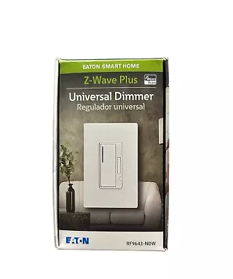 Eaton Z-Wave Plus Wireless Universal Dimmer LED Voice Control RF9640-NDW • $26.99