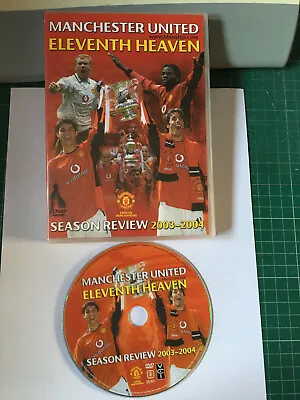 Mancheser United Eleventh Heaven DVD Season Review 2003-2004 • £2.50