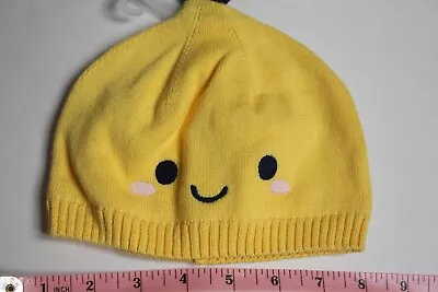 Gymboree Beanie/Hat~~Infant 6 Months Lemon Yellow NEW Without Tags CUTE! • $7.99