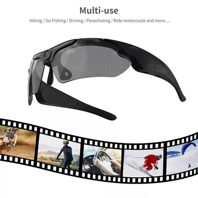 Glasses Camera HD 1080P Video Photo Outdoor Video Recorder Cycling Wearable US • $27.34