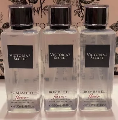 X 3 Bottles~VICTORIA'S SECRET BOMBSHELL PARIS BODY MIST SPRAY 8.4 FL OZ • $82.29