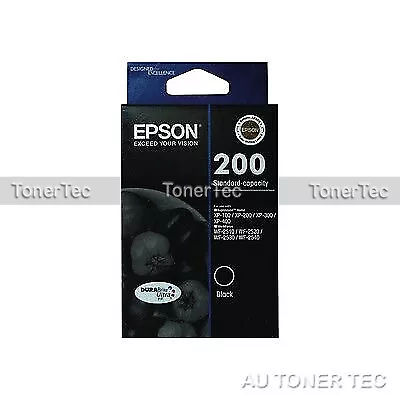 Epson Genuine T200192 BLACK Ink Cartridge For Expression Home XP200/XP410/WF2510 • $19.80