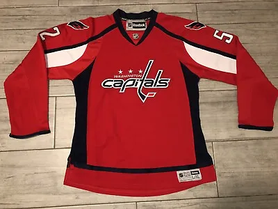 Washington Capitals Mike Green #52 Hockey Reebok Jersey Youth Sz L/XL Used • $40.55