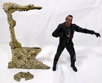 Mcfarlane Movie Maniacs Series 4 Terminator 2 T-800 Figure & Parts • $14.99