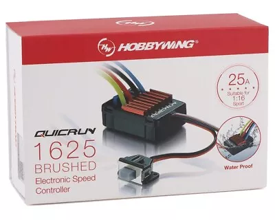 HWI30120000 Hobbywing Quicrun 1625 1/18th Scale Brushed ESC • $23.99