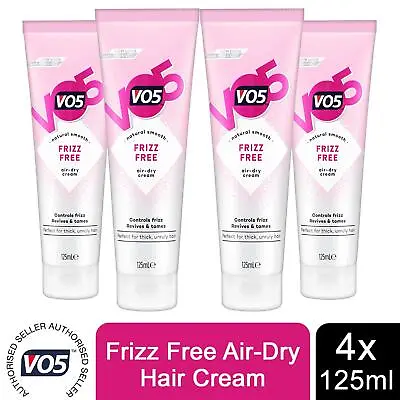 VO5 Frizz Free Cream For Flawless Hair 125ml Pack Of 4 • £11.99