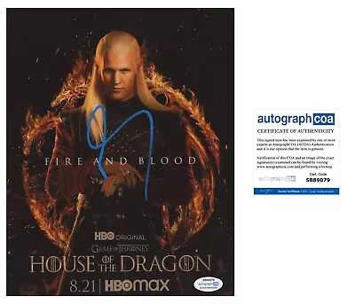 Matt Smith ‘House Of The Dragon’ Signed Autographed 8x10 Photo ACOA Daemon • $249.99