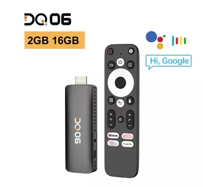 DQ06 ATV Mini TV Stick Android12 Allwinner H618 Quad Core Cortex A53 Support 8K • £38.99