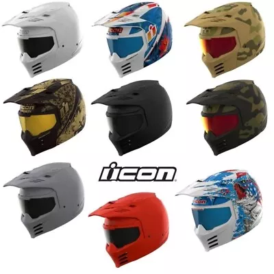 2024 Icon Elsinore Modular Aventure Touring Dual Sport Motorcycle Helmet • $275