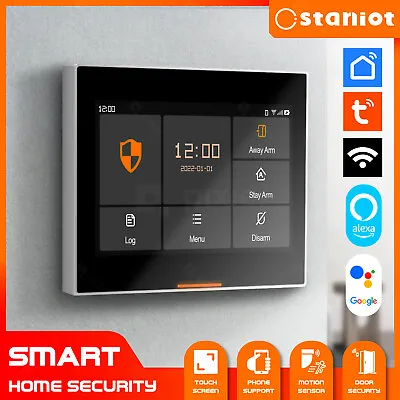 $20.50 • Buy Smart 4.3  Touch-Screen Wireless Home Security Alarm System - Wifi Phone Alerts