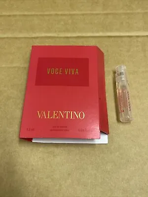 VALENTINO VOCE VIVA 1.2ml THE NEW EDP SAMPLE SPRAY TRAVEL PERFUME • £2.74