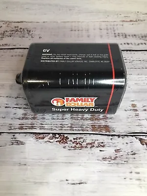 Family Dollar 6 Volt Lantern Battery Super Heavy Duty Long-lasting Outdoor • $17.99