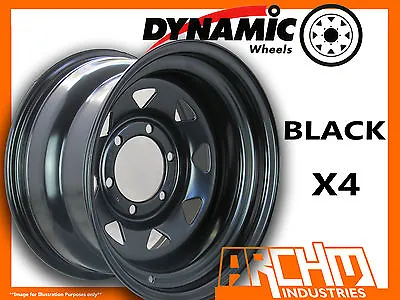 $420 • Buy 4 Black 4x4 Dynamic Sunraysia Wheels 16x8 6/139.7 Or 5.5 4wd Rim For Hilux