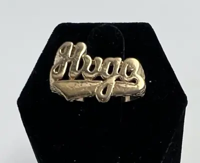 Vintage HUGO Brass Metal Ring • $9.99