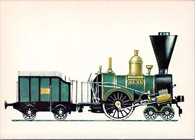 Postcard Train Art - Mock-up Of Engine Deru • $4.79