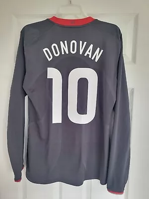 Nike USA US Soccer USMNT 2008/2009 Away Jersey PI LS Landon Donovan #10 Size L • $200