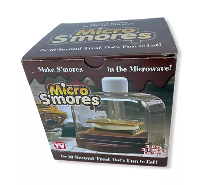  Micro S'mores Make S'mores In The Microwave As Seen On TV NEW IN BOX • $14.90