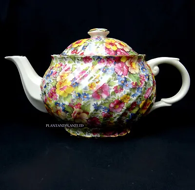 £50.95 • Buy James Kent Du Barry Pattern Chintz Swirl Shape 1 Teapot