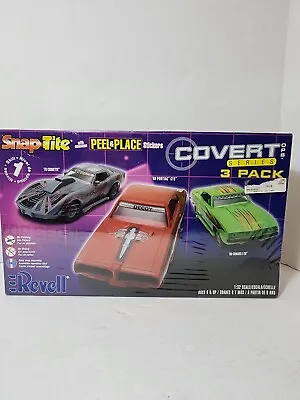 VINTAGE REVELL SNAP-TITE 1/32 SCALE 78 Corvette 68 Pontiac Gto Y9 Camaro Z/28 • $64.95