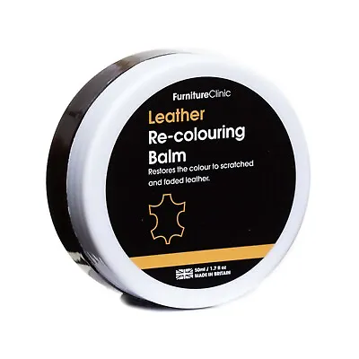 Leather Recolouring Balm Restore Recolour Leather Sofa Furniture Car Seat • £9.95