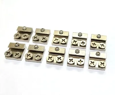 10x G Scale Model Train Brass Track Rail Clamps Joiners (10 Pieces) • $21.99