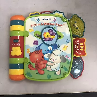 $19.76 • Buy VTech Rhyme And Discover Book - Electronic Book, Fun & Education - Animals Sound