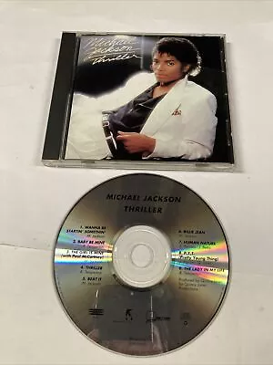 Epic 1983 Michael Jackson Thriller CD Album MJJ EK 38112 Audio Music - GUC • $6