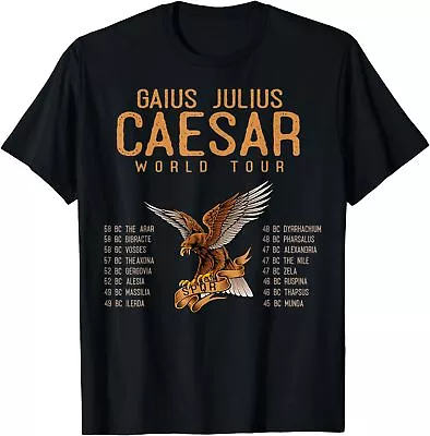 NEW LIMITED SPQR Ancient Rome Julius Caesar  Roman History T-Shirt • $19.94