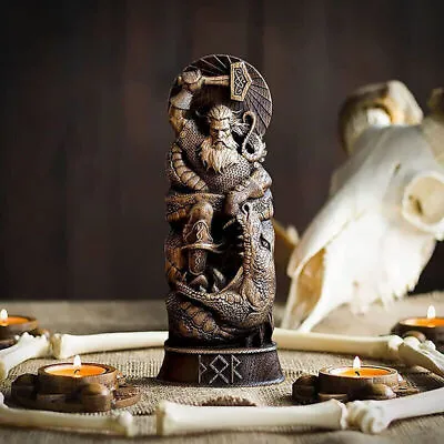 Freyja Statue Norse God Carving Altar Heathen Asatru Viking God Goddes Sculpt Uk • £11.50