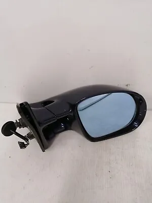 Bmw E36 M3 Saloon 4 Doors Drivers Side Wing Mirror 4 Wires Blue • $315.81