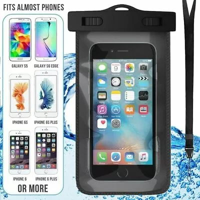 Waterproof Mobile Case Phone Dry Bag Pouch For IPhone 8 Plus X Xr Xs 11 Pro Max • £3.99