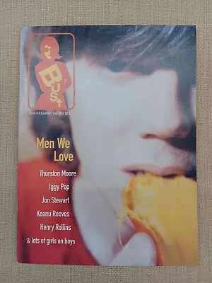 Vintage BUST Magazine Keanu Reeves Winter 1995 Issue 6 Thurston Moore Iggy Pop • $29.50