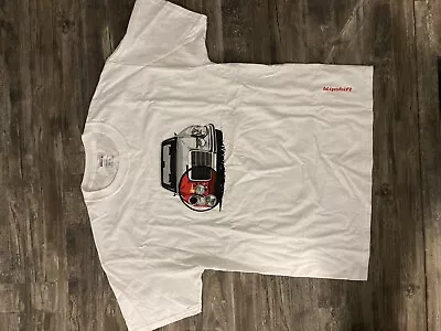 Vintage Blipshift Mercedes Benz Shirt Men's White Size L • $20