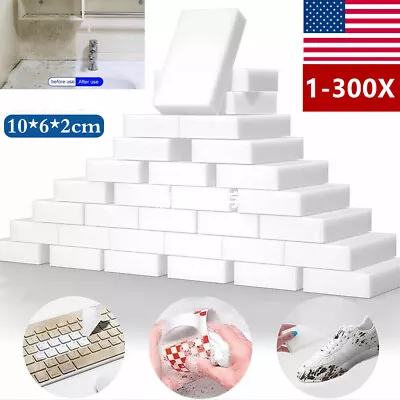 10-300X Magic Sponges Large Size Magic Eraser Cleaning Sponge 2cm Thick US • $33.53