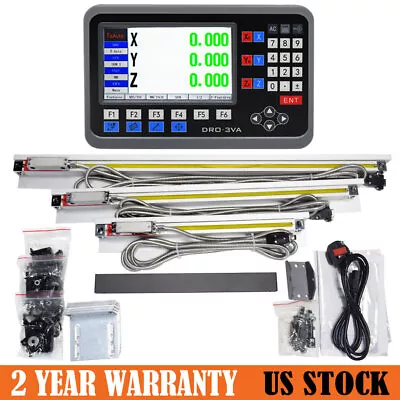 3 Axis LCD Digital Readout & 5um Linear Glass Scale KIT 350mm&450mm&950mmUS • $279.99