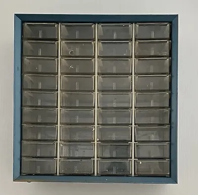 Vintage 36 Drawer Metal Akro-Mills Small Parts Storage Organizer Cabinet Bin USA • $64.95