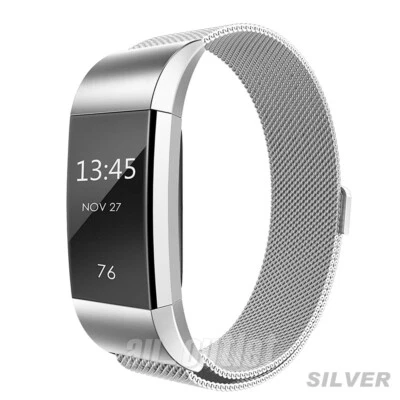 $11.95 • Buy Replacement Wristband Milanese Gel Silicone Watch Band Strap For Fitbit Charge 2