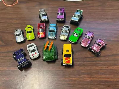 VTG 1990s Lot Of 15 Miniature Toy Car Assortments Hot Wheels Micro Minis • $14.95