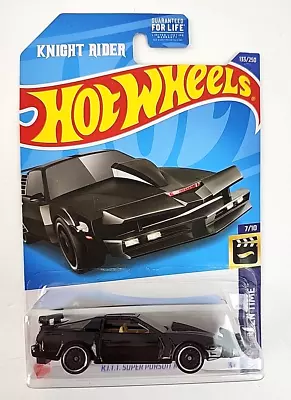 2022 Hot Wheels #133 Screen Time-Knight Rider 7/10 KITT SUPER PURSUIT MODE Black • $7.99