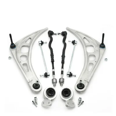 Front Lower Control Arm Kits Bushing Tie Rod Sway Bar Links For BMW E46 3 Series • $135.89