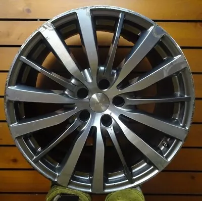 Maserati 2014 2015 97698 Aluminum OEM Wheel Rim 19 X 10 CNC Charcoal Rear • $185